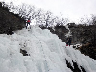 Happy a Martin - slaňování double :-)