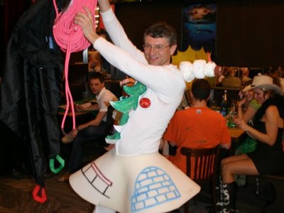 Radost Rolfa z vyhraného lana byla nesmírná!