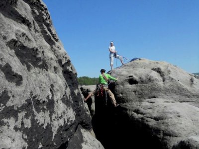 překrok ke druhému překroku