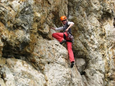 Ještě jedno 7a a můžem jet dom (Lagazuoi Piccolo)