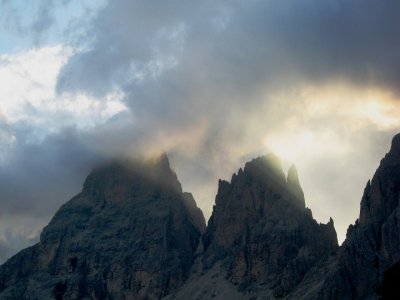 Večer na Grohmanspitze