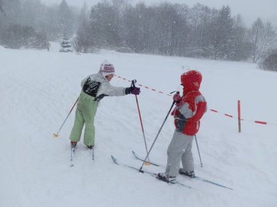 ...ale dětské štafety to rozjely:-)