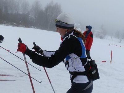 ...a taky Bára, která se rozhodla, že pojede jako chlap:-)