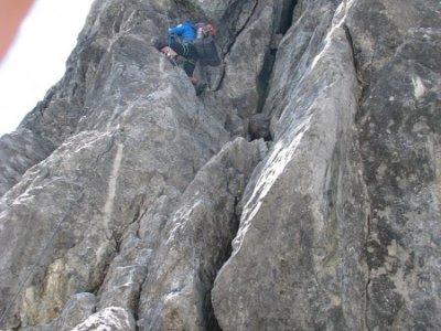 první místo hned trošku obtížnější C/D