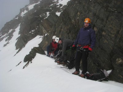 na ledovci nad ferratou