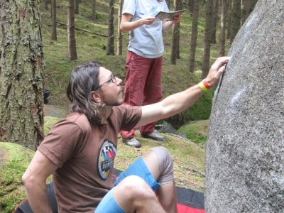 soustředění na nástup i průvodce