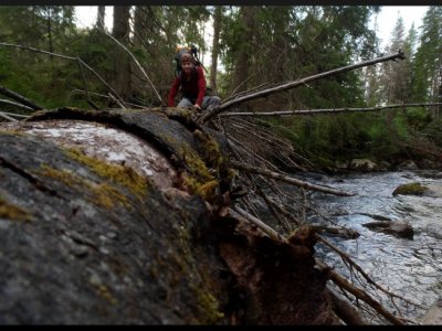 Překonáváme dravé proudy na cestě k autu
