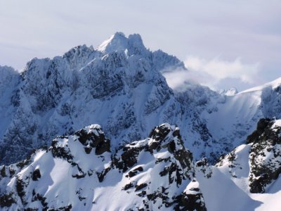 Český štít, Vysoká, Dračí, Ganky, sedlo Váha...