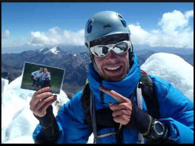 Kuba vytáhl na vrchol i Hanku s Lindou.. :) 