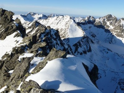 Hřeben Bašt a Koprovský štít