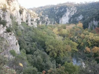 pohled do údolí směrem k lehčím sektorům