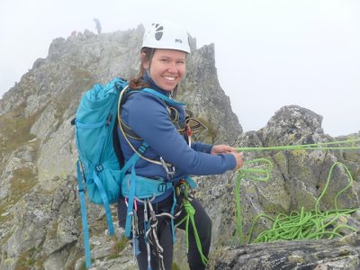 Míša: radost z lezení!