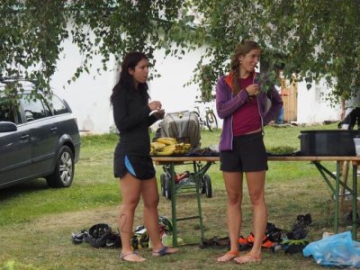 Občerstvení pro vítězku 
(foto T. Chovancová)