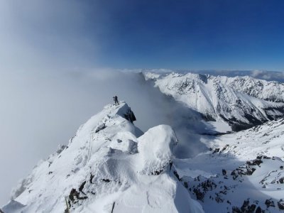 Závěrečná část hřebene