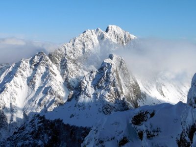 Ganek i s galerkou, nad ním Gerlach