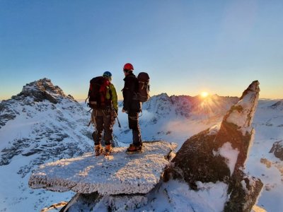 Západ Slunka na pokličce