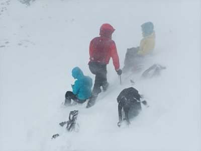 Výcvik probíhá za každé podmínky.