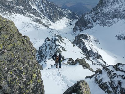 Na Ľadovém hřebeni.