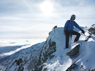 Na vrcholu světa (Spišský štít).