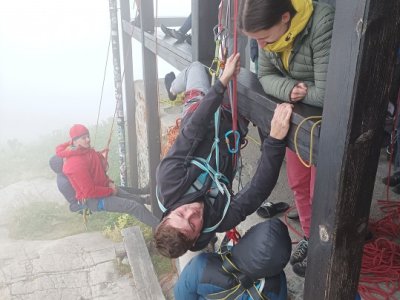 Skutečně prší? Cvičíme záchrany!