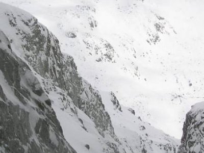 Červený žlab na Satanovi