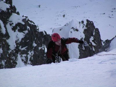 výstup na sněhové pole