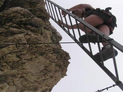 žebříky na ferrátě