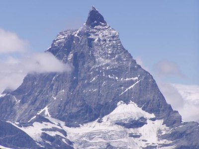 Vyhlídka ze stanu (východní stěna M)