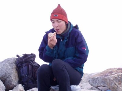 Červená Karkulka svačí