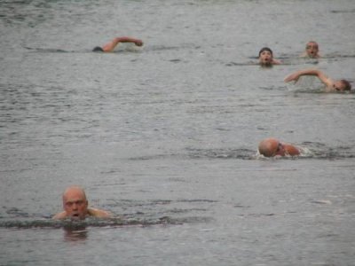 V čele plavecké části