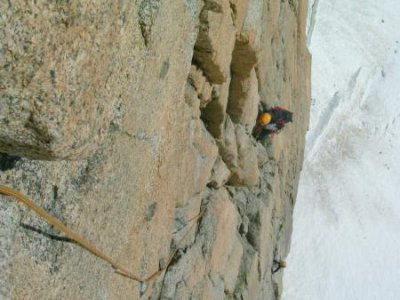 Rébuffat-Pierre, Eperon des Cosmiques (Aiguille du Midi)