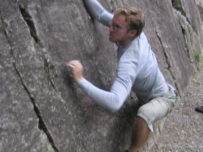 Bouldering v Le Fayet