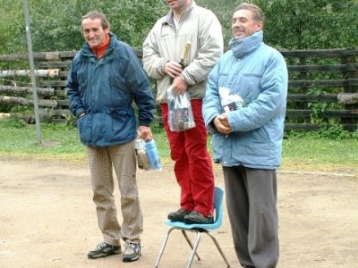 Veteráni - zleva: Laďa Krejčí, Mirek Tichoň, Radek Juříček